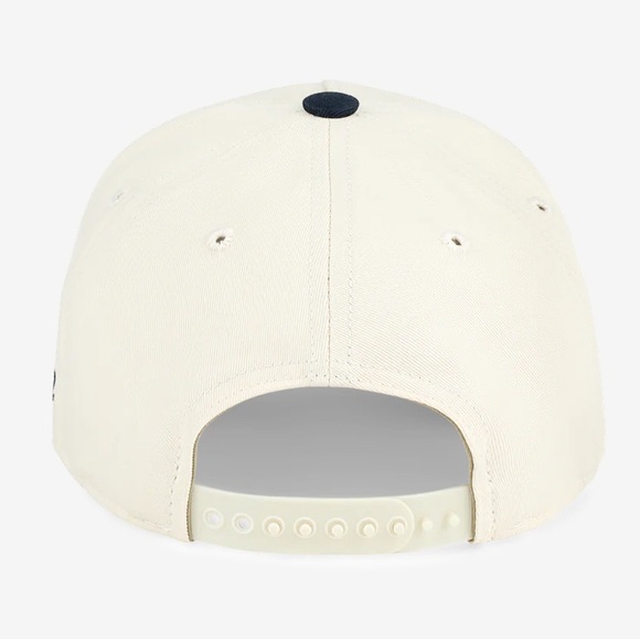 SIEGELMAN STABLE CREAM/NAVY TWO TONE HAT - Picture 3 of 3